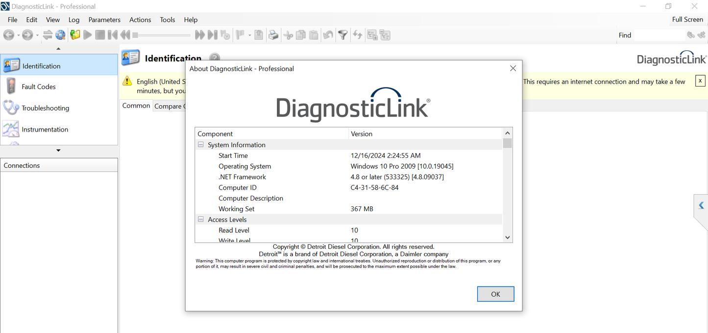 Diagnostic Link DDDL 8.19 SP1