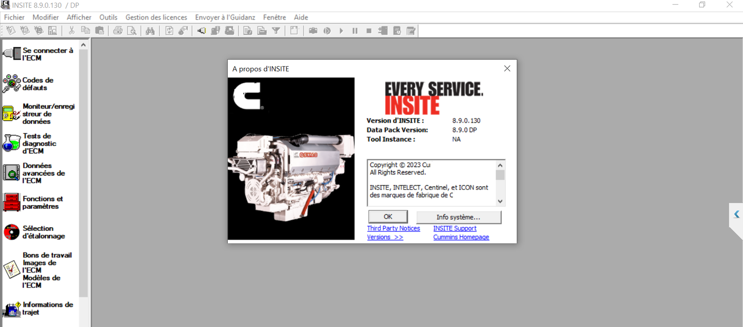 Cummins insite 8.9 PRO Lifetime